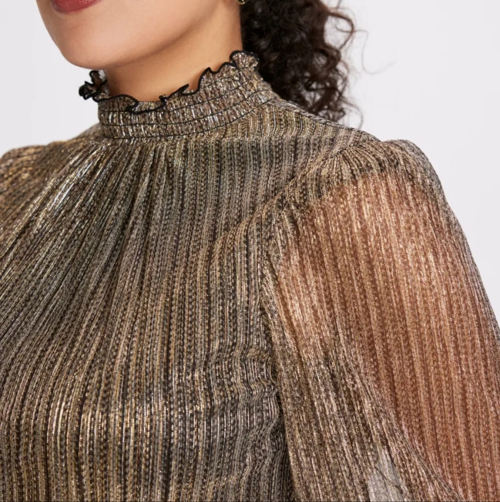 NWT JESSICA HOWARD | $139 Metallic Jumpsuit - Picture 4 of 6